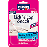 Vitakraft Lick 'n' Lap Snack Salmon Flavor Wet Cat Food
