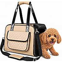 Pet Life Brown Airline Approved Mystique Fashion Pet Carrier