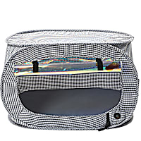 Pet Life Grey "Enterlude" Electronic Heating Lightweight and Collapsible Pet Tent
