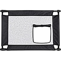 Pet Life Black Porta-Gate Travel Collapsible And Adjustable Folding Pet Gate