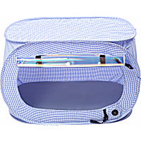 Pet Life Blue "Enterlude" Electronic Heating Lightweight and Collapsible Pet Tent