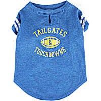 YOULY The Champion Tailgates & Touchdowns Graphic Dog T-Shirt
