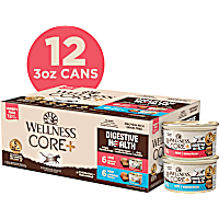Wellness CORE Digestive Health Salmon & Whitefish Pate Variety Pack Wet Cat Food