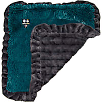 Bessie and Barnie Gravel Stone/Wonderlust Ultra Plush Faux Fur Pet Super Soft Reversible Blanket