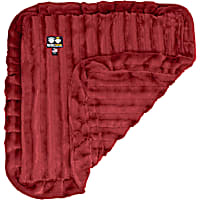 Bessie and Barnie Short Shag Red Rabbit Ultra Plush Faux Fur Pet Super Soft Reversible Blanket