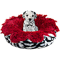 Bessie and Barnie Ultra Plush Lipstick/Chepard Deluxe Shag Pet Lily Pod Bed