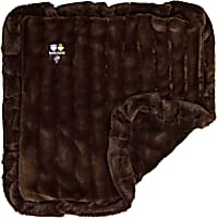Bessie and Barnie Godiva Brown Ultra Plush Faux Fur Pet Super Soft Reversible Blanket