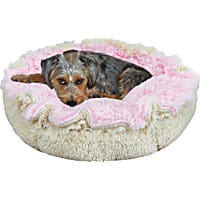 Bessie and Barnie Ultra Plush Bubble Gum/Blondie Luxury Deluxe Pet Cuddle Pod Bed