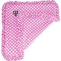 Bessie and Barnie Pink It Fence Ultra Plush Faux Fur Pet Super Soft Reversible Blanket