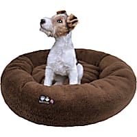 Bessie and Barnie Ultra Plush Deluxe Comfort Brown Snuggle Pet Bed