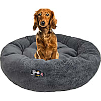 Bessie and Barnie Ultra Plush Deluxe Comfort Grey Snuggle Pet Bed