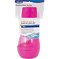 Petmate Replendish Pink To-Go Travel Bottle for Pets