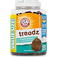 Arm & Hammer Treadz Peanut Butter & Banana Flavor in Gorilla Shaped Dog Dental Treats