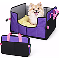 Pet Life Purple 'Travel-Nest' Folding Travel Cat and Dog Bed