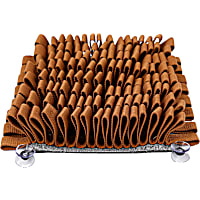 Pet Life Brown 'Sniffer Grip' Interactive Anti-Skid Suction Pet Snuffle Mat