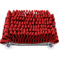 Pet Life Red 'Sniffer Grip' Interactive Anti-Skid Suction Pet Snuffle Mat