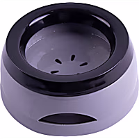 Pet Life Grey 'Hydrain' Anti-Spill Water and Food Pet Bowl