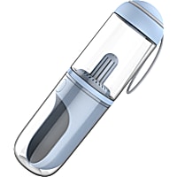 Pet Life Blue 'PYURE' Handheld Travel Filtered Water Feeder Bottle for Dogs