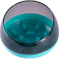 Pet Life Blue 'Tumbowl' Slow Feeding Pet Bowl