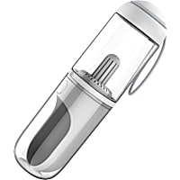 Pet Life White 'PYURE' Handheld Travel Filtered Water Feeder Bottle for Dogs