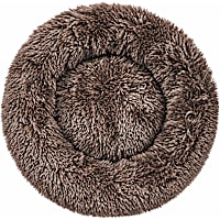 Pet Life Brown 'Nestler' High-Grade Plush and Soft Rounded Dog Bed