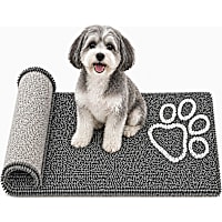 Pet Life Grey 'Fuzzy' Quick-Drying Anti-Skid and Machine Washable Dog Mat