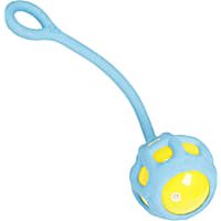 Pet Life Blue 'Tug-O-Warp' Fetching Tugging and Chew Squeaking TPR Dog Toy