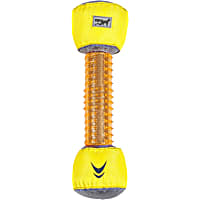 Pet Life Orange/Yellow 'Hoist-a-Fetch' Durable Nylon and Rubber Floating Dental Fetch Dog Toy