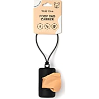 Wild One Black Poop Bag Carrier for Dogs