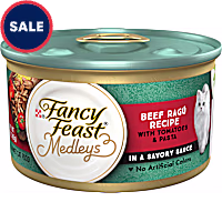 Purina Fancy Feast Medleys in Gravy Beef Ragu Recipe with Tomatoes and Pasta in a Savory Sauce Wet Cat Food