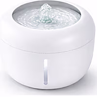 Pet Life White Moda-Pure Ultra-Quiet Filtered Water Fountain For Dogs and Cats