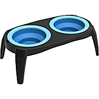 Pet Adobe Blue Elevated Pet Bowls