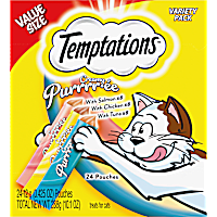 Temptations Creamy Purrrr-ee Variety Pack with Salmon and Chicken Cat Treats