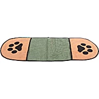 Pet Life 'Dry-Aid' Orange Hand Inserted Bathing and Grooming Quick-Drying Microfiber Pet Towel