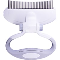 Pet Life 'Gyrater' Travel Swivel Curved Pet Grooming Pin Comb