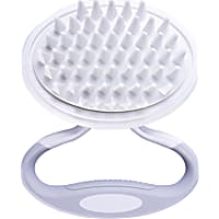 Pet Life 'Gyrater' Swivel Travel Silicone Massage Grooming Pet Brush