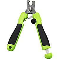 Pet Life 'Clip N' File' Green 2-in-1 Grooming Pet Nail Clipper with Built-in Concealed Filer