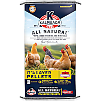 Kalmbach Feeds All Natural 17% Layer Pellet for Chickens