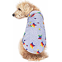 Canada Pooch Rainbow Stars Downtown Denim Dog Vest
