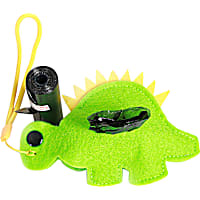 Pet Life Fleece Dinosaur Shaped Travel Waste Dispenser Bag For Dogs