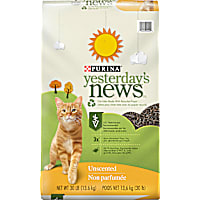 Yesterday's News Paper Unscented Low Tracking Non Clumping Cat Litter