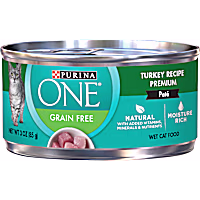 Purina ONE Smart Blend Grain Free Classic Turkey Premium Pate Wet Cat Food