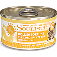 Soulistic Originals Golden Fortune Chicken & Tuna Dinner in Pumpkin Soup Wet Cat Food