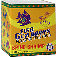 San Francisco Bay Brand Frozen Gumdrops Floating Fish Food Brine Shrimp