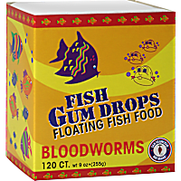 San Francisco Bay Brand Frozen Gumdrops Floating Fish Food Bloodworms