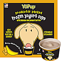 Yoghund YoPup Frozen Banana & Peanut Butter Yogurt Cups for Dogs
