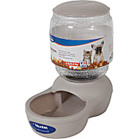 Petmate Gray Replendish Pet Feeder