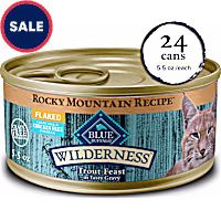 Blue Buffalo Wilderness Trout Rocky Mountain Recipe Adult Cat Wet Food