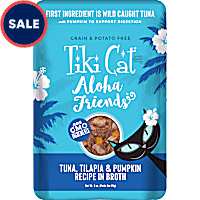 Tiki Cat Aloha Friends Tuna Tilapia & Pumpkin Wet Cat Food Pouch
