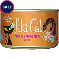 Tiki Cat Grill Ahi Tuna & Prawns Wet Cat Food